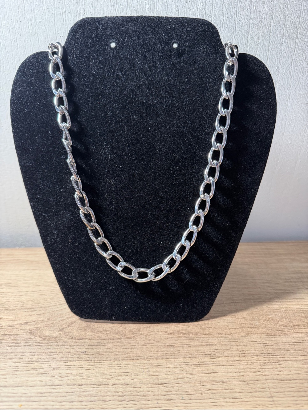 paparazzi Silver Chunky Link Necklace